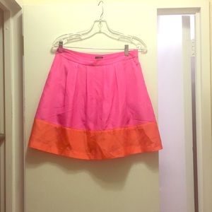 jCrew satin skirt